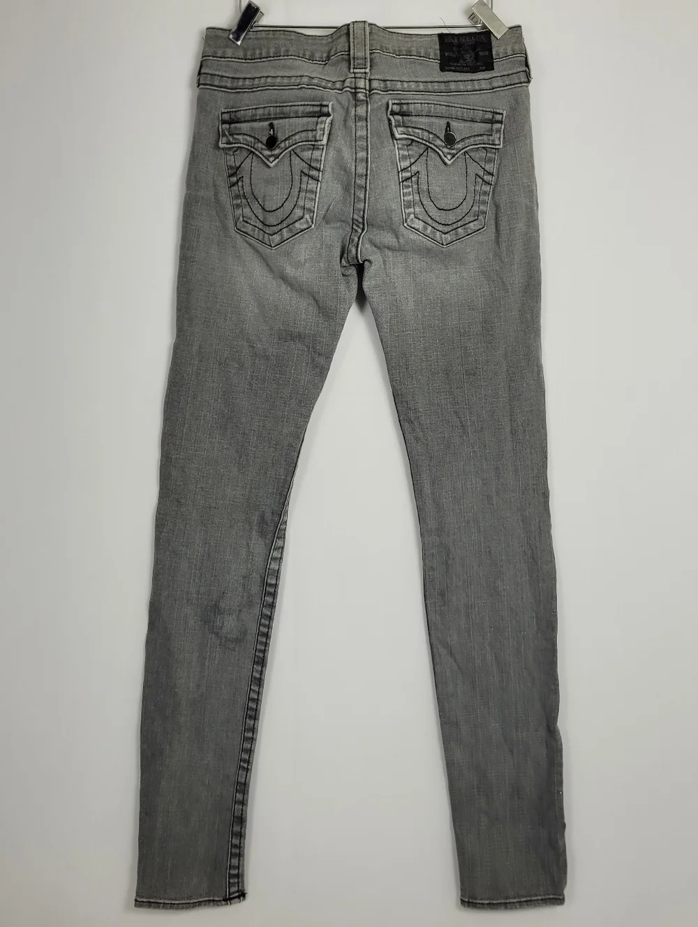 True Religion Jeans Gray Skinny Leg Size 29